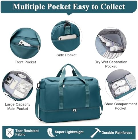 51gtvfjzwxl. ac .jpg SEAFEEWasserdatenschützende Reisetasche Damen Fitnesstasche A11-Beige Braun