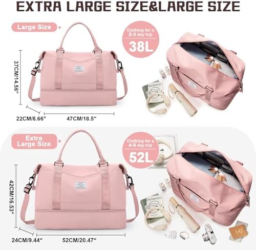 51oot6nlaal. ac .jpg SEAFEEWasserdatenschützende Reisetasche Damen Fitnesstasche A11-Beige Braun