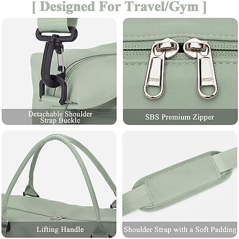 51rrc4lyc6l. ac .jpg SEAFEEWasserdatenschützende Reisetasche Damen Fitnesstasche A11-Beige Braun