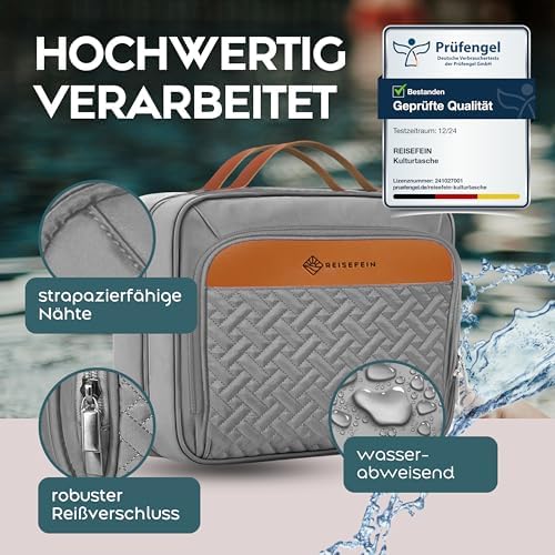 51uhydevbll. ac .jpg Reisefein Kulturtasche Damen Groß – 3-in-1 Kulturbeutel zum Aufhängen – Praktische Kosmetiktasche für Reise & Ordnung