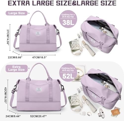 51ustyrjr l. ac .jpg SEAFEEWasserdatenschützende Reisetasche Damen Fitnesstasche A11-Beige Braun