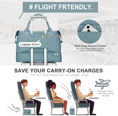 51zckte3hsl. ac .jpg SEAFEEWasserdatenschützende Reisetasche Damen Fitnesstasche A11-Beige Braun