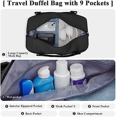 51qswoej7nl. ac .jpg SEAFEEWasserdatenschützende Reisetasche Damen Fitnesstasche A11-Beige Braun