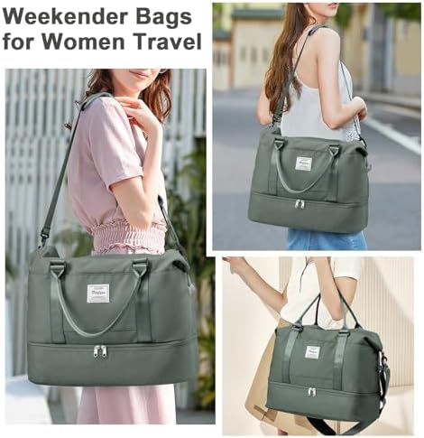 51r4gvc8xwl. ac .jpg SEAFEEWasserdatenschützende Reisetasche Damen Fitnesstasche A11-Beige Braun