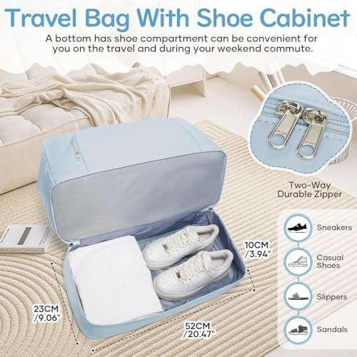 51u62f1vcdl. ac .jpg SEAFEEWasserdatenschützende Reisetasche Damen Fitnesstasche A11-Beige Braun