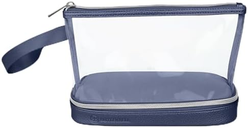 3107rdzunql. ac .jpg BUTLERBELL Transparenter Kulturbeutel | Bliktdicht | Reisegepäck-Damen & Herren (Schwarz) | Flüssigkeiten transportieren