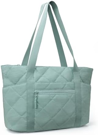 311xrcn5rbl. ac .jpg Befen Puffer Tote Bag Damen Groß Handtasche Sporttasche Tragbare Laptoptasche 15,6 Zoll mit Reißverschluss für Reisen, S