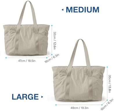 313qeectusl. ac .jpg Bagsmart Damen Wasserdichte Einkaufstasche für Arbeit und Reisen mit vielen Taschen