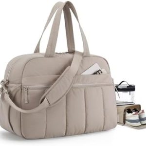 Bagsmart Reisetasche Damen, leicht und waterproof, perfekt für den Sport, ideal für die Arbeit und zum Mitnehmen, 38L, K