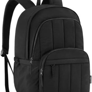 Bagsmart Puffer Laptop Rucksack Damen SüßEr, Wasserabweisender Wickelrucksack, College FüR Frauen