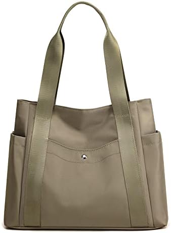 316nafupcel. ac .jpg JIANLINST Schwarz Lässige Schultertasche Damen Handtasche Multi-Pocket Tote Henkeltasche Shopper