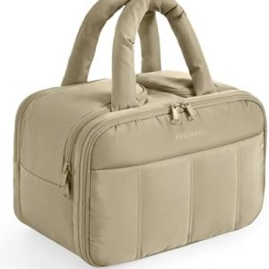 Bagsmart Damen Kulturbeutel, großes Aufhängbare Kosmetikkä compakt für Frauen, wasserdichte Tasche, Makeuptaschen Organi