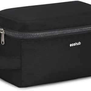 ECOHUB Wasserdichter Reise-Kulturtasche für Herren Global Recycled Standard ECOHUB Waschtasche mit Trocken-/Nasstasche f