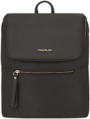 Travelon Unisex Anti-Diebstahl Addison Rucksack - Robust für Alle im Outdoor-Bereich mit anti-Raubfunktion und praktisch