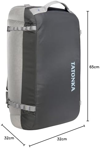31h6rq9s0ll. ac .jpg Tatonka Duffle Bag - Faltbare Reisetasche mit Rucksackfunktion für Familien mit Kindern für Urlaubsreisen leicht verstau