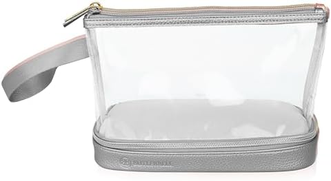 31hyftn6dkl. ac .jpg BUTLERBELL Transparenter Kulturbeutel | Bliktdicht | Reisegepäck-Damen & Herren (Schwarz) | Flüssigkeiten transportieren