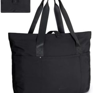 Bagsmart Damen Umhängetasche, Faltbare Einkaufstasche, 20 L Tragetasche mit Tragegriff