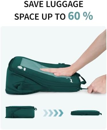 31pn6smdsgl. ac .jpg ECOHUB 5 Teilige Kompression Koffer Organizer Set für Reiseglobalrecyclemax