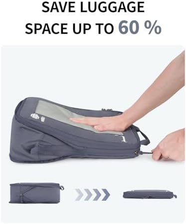 31przef5u3l. ac .jpg ECOHUB 5 Teilige Kompression Koffer Organizer Set für Reiseglobalrecyclemax