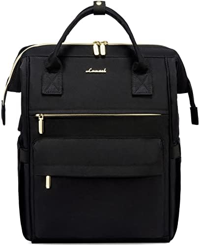 31qtzdhcpxl. ac .jpg LVOOK Rucksack Damen 15,6 Zoll Laptop Schulrucksack Wasserdicht mit USB & Laptopfach, ideal für Arbeit, Schule & Uni, Re