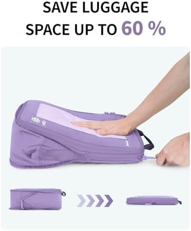 31r5amxoe l. ac .jpg ECOHUB 5 Teilige Kompression Koffer Organizer Set für Reiseglobalrecyclemax