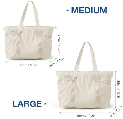 31tvrh7ngfl. ac .jpg Bagsmart Damen Wasserdichte Einkaufstasche für Arbeit und Reisen mit vielen Taschen