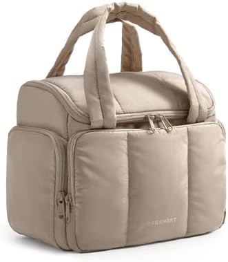 31tr9jtznml. ac .jpg Reise-Kulturbeutel Bagsmart, große Multi Taschen, für Frauen, zur Reise und Urlaubsplanung, mit vielen Taschen und Griff