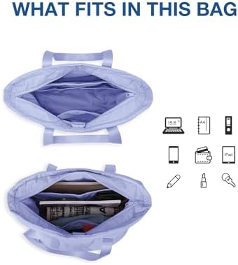 31ufklg6apl. ac .jpg Bagsmart Damen Wasserdichte Einkaufstasche für Arbeit und Reisen mit vielen Taschen