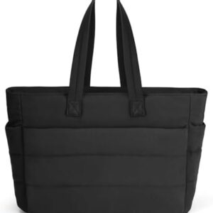 Handtasche Damen Groß, Puffer Laptoptasche 15,6 Zoll Global Recycled Standard Shopper Tasche für Business und Uni