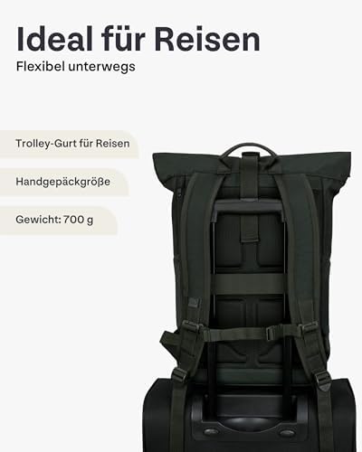31efdrnvykl. ac .jpg Johnny Urban Rucksack Damen und Herren - Allen Medium - Wasserabweisend - Mit Laptopfach für Uni, Fahrrad und Business -