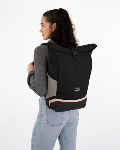 31hgmro6adl. ac .jpg Johnny Urban Rucksack Damen und Herren - Allen Medium - Wasserabweisend - Mit Laptopfach für Uni, Fahrrad und Business -