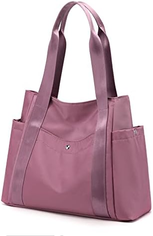 31hgo6rx14l. ac .jpg JIANLINST Schwarz Lässige Schultertasche Damen Handtasche Multi-Pocket Tote Henkeltasche Shopper