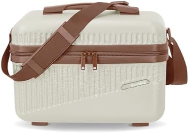 31mmj1 tsbl. ac .jpg Travelite Beautycase Hartschale Handgepäck, 36 cm, 17 Liter - Kosmetikkoffer mit Organizer- und Aufsteckfunktion für Rei