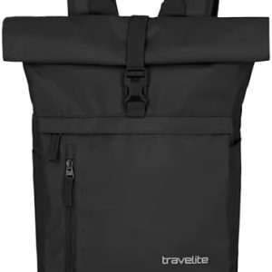 Travelite Rucksack Laptop 15,6 Zoll BASICS Rolltop Funktion 35 Liter Reiserucksack 60 cm