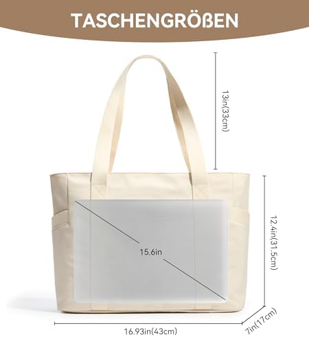 31su4pgxwxl. ac .jpg KALIDI FANCY FOREST Groß Mit 15,6 Zoll Laptopfach Handtasche FüR Arbeit Uni Reisen