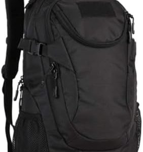 VINBAGGE Taktischer Motorradwanderrucksack Schwarz Schwarz