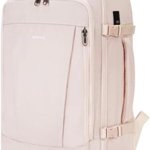 ECOHUB Wasserdichter Damen Reiserucksack 20L Ryanair Handgepäck Patentiert Global Recycled Standard Beige