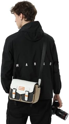 31ypnc fsbl. ac .jpg Cwatcun Wasserdichte Kameratasche für Spiegelreflex und Kompaktkamera Cwatcun Vintage Kamera Messenger Tasche für System