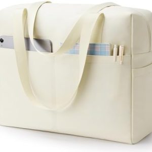 KALIDI Shopper Tasche Damen Groß Reisetasche mit Laptopfach für Reisen und Arbeit