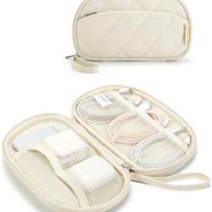 bagsmart Kabeltasche Organizer Travel Case - Elektronik Organisatorisch für Reisen, ideal für USB-Sticks, Kabel, Speiche