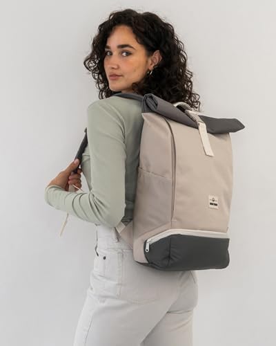 31zw5woesal. ac .jpg Johnny Urban Rucksack Damen und Herren - Allen Medium - Wasserabweisend - Mit Laptopfach für Uni, Fahrrad und Business -