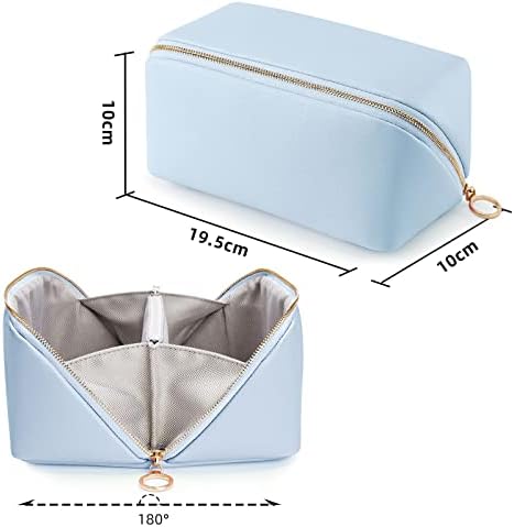 41 1nyodisl. ac .jpg KALIDI Groß Kapazität Kosmetiktasche Damen Reise Täschchen mit Federmäppchen