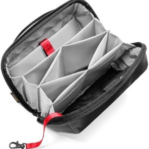 tomtoc Reise Cable Bag für Elektronik Zubehör Schwarz tomtoc Kabeltasche Zubehортasche für MacBook Zubehör Schwarz tomto