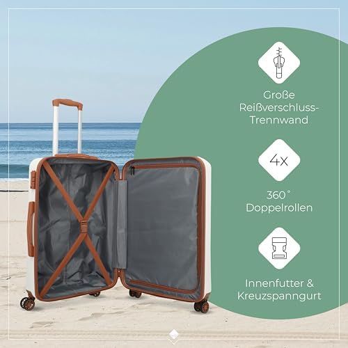 41 ek6qupyl. ac .jpg Travelite Beautycase Hartschale Handgepäck, 36 cm, 17 Liter - Kosmetikkoffer mit Organizer- und Aufsteckfunktion für Rei