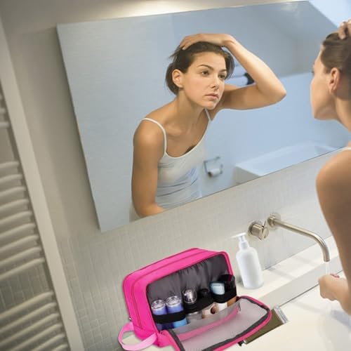 410eglbkz0l. ac .jpg WANDF Kulturbeutel Damen Reise Kulturbeutel Toilettenorganizer Kulturbeutel Kosmetiktasche