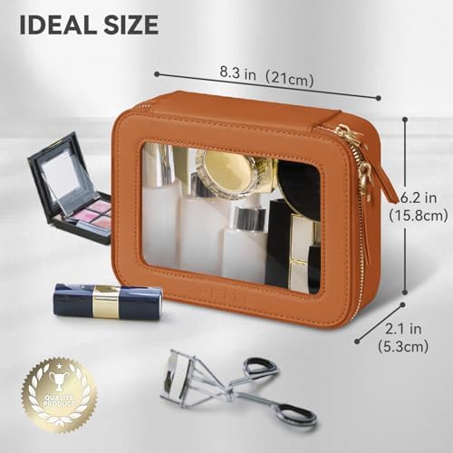 411lqkx1arl. ac .jpg Prite Transparent Kosmetiktasche Durchsichtig Kulturtasche Damen Reise Organizer Wasserdicht Auto Organizer