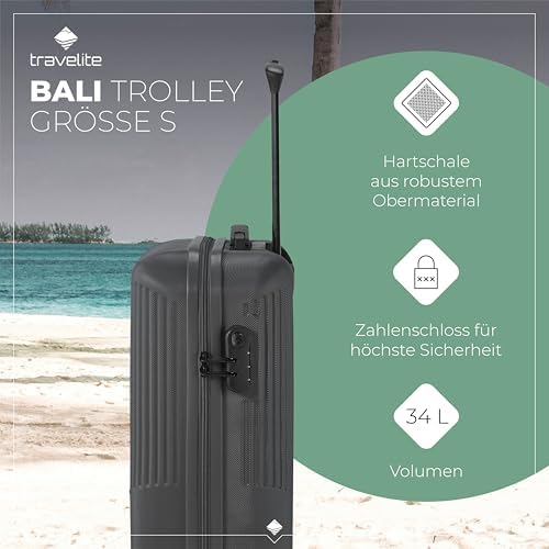 411cwetaxvl. ac .jpg Travelite Beautycase Hartschale Handgepäck, 36 cm, 17 Liter - Kosmetikkoffer mit Organizer- und Aufsteckfunktion für Rei