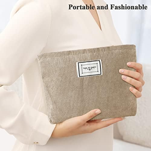 4123s4meucl. ac .jpg Yosemy Multifunktional Kosmetiktasche Waschtasche für Damen | Yosemy Khaki Cord-Kosmetiktasche zur Reise | Yosemy Multi