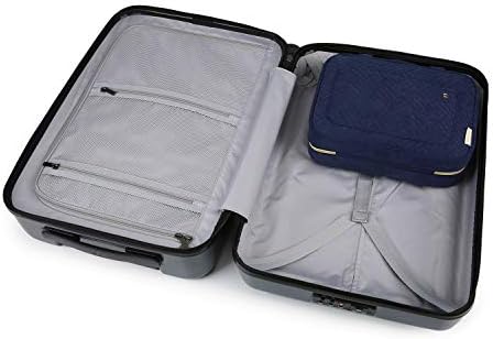 4126bj3nmcl. ac 1.jpg BagSmart Kulturbeutel Damen, Kulturtasche zum Aufhängen, Transparent für Makeup und Toilettenartikel, ideal für Reisen
