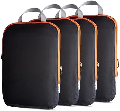 412g99zjhjl. ac .jpg OW-Travel Koffer Kompression Packwürfel für Reiseurlaub und Business Reisen. 4stückiger Koffer Organizer. Reisetasche Ko